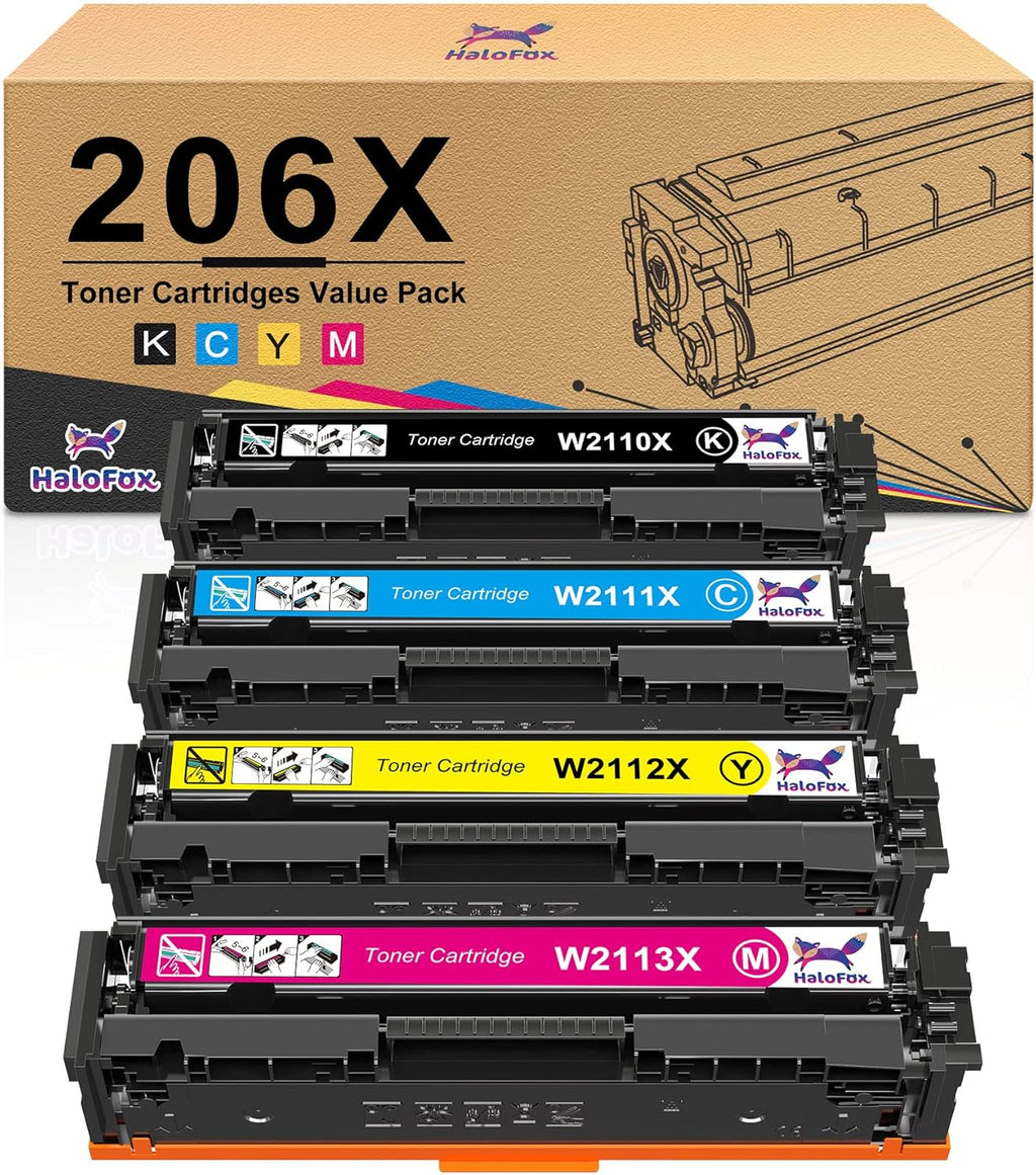 4 Pack Toner Cartridge (Black Cyan Yellow Magenta) K677