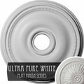 18 1/8x22OD x 3 3/4x22ID x 1 1/8x22P Ceiling Medallion Hand-Painted Ultra Pure White B833278