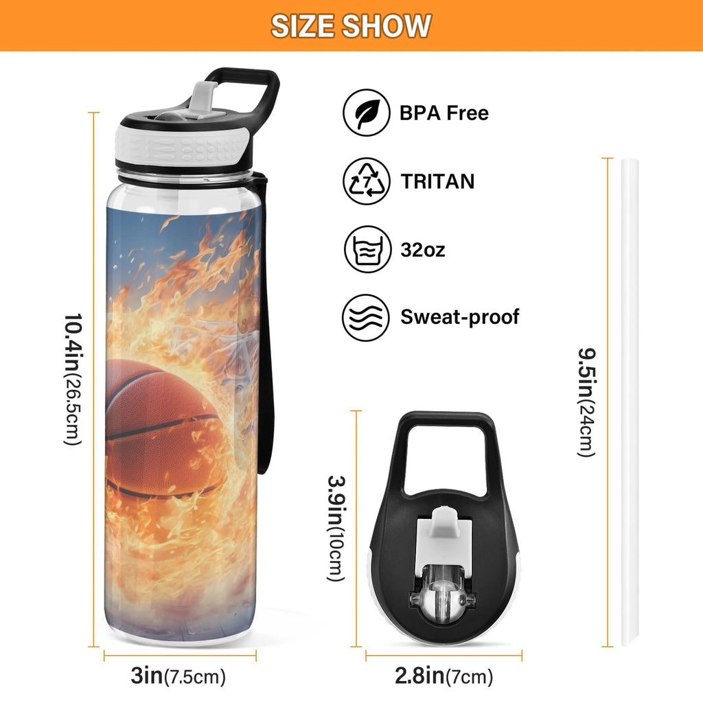 32oz Tritan Leakproof Sports Water Bottle M85577