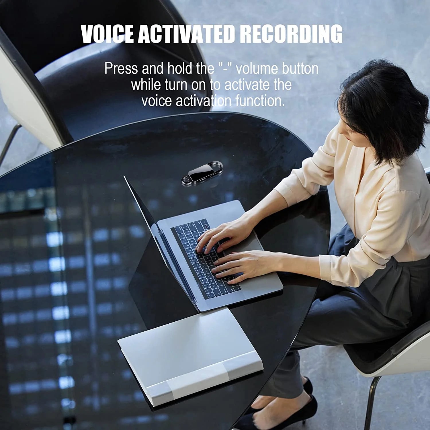 64GB Voice Activated Recorder with Noise Reduction D97290