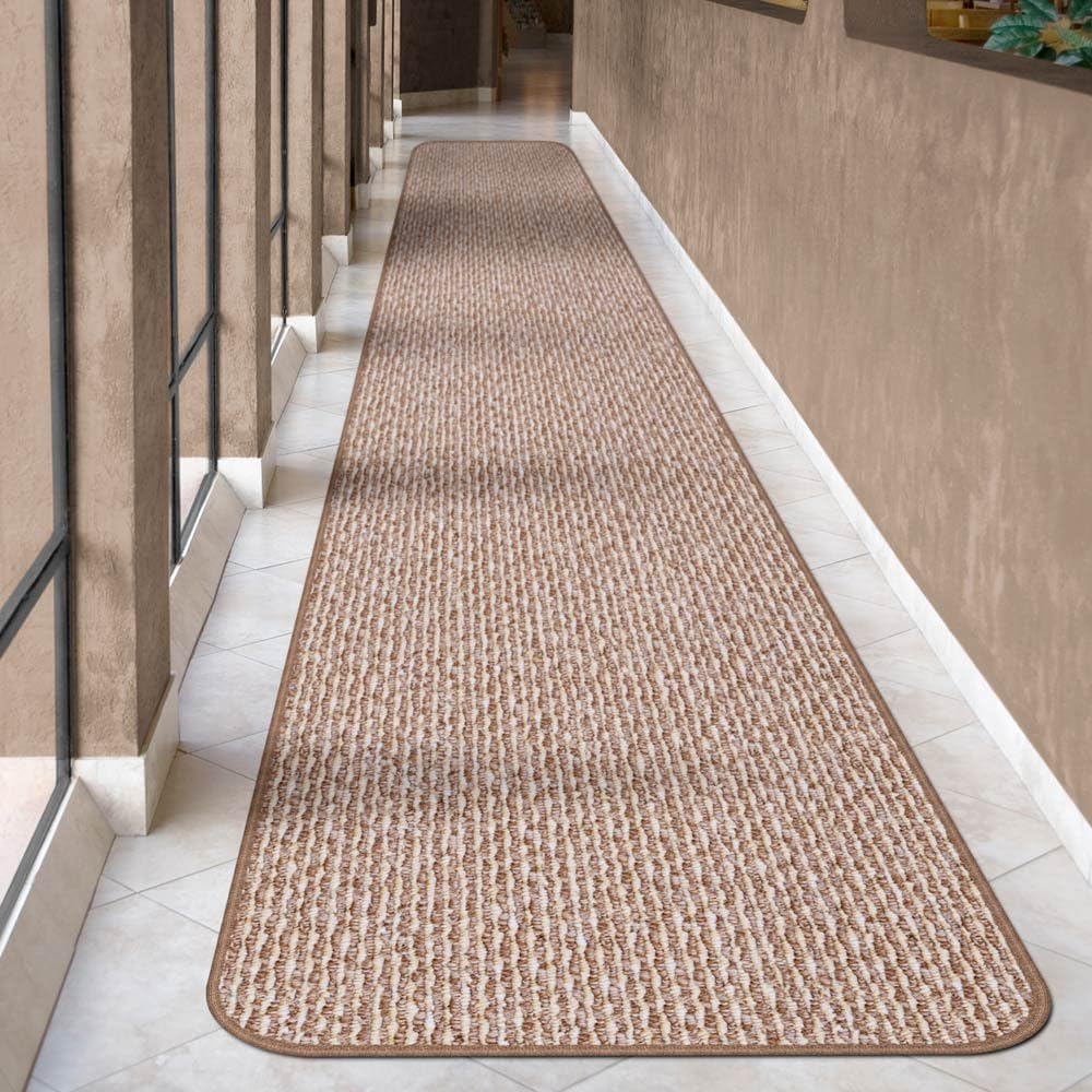 Skid-Resistant Carpet Runner - Praline Brown - 10 Feet X 27 Inches Y84075