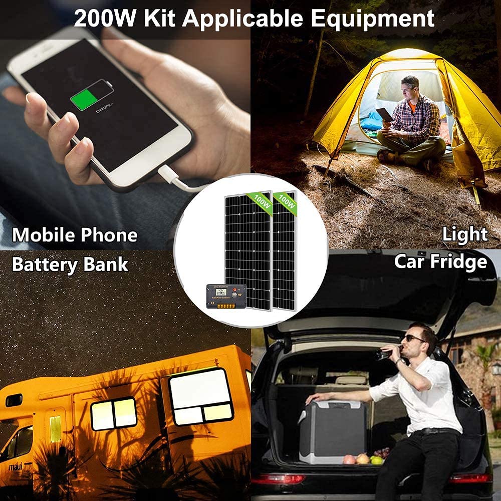200 Watts Solar Panel Kit 12 Volt/24 Volt A30173