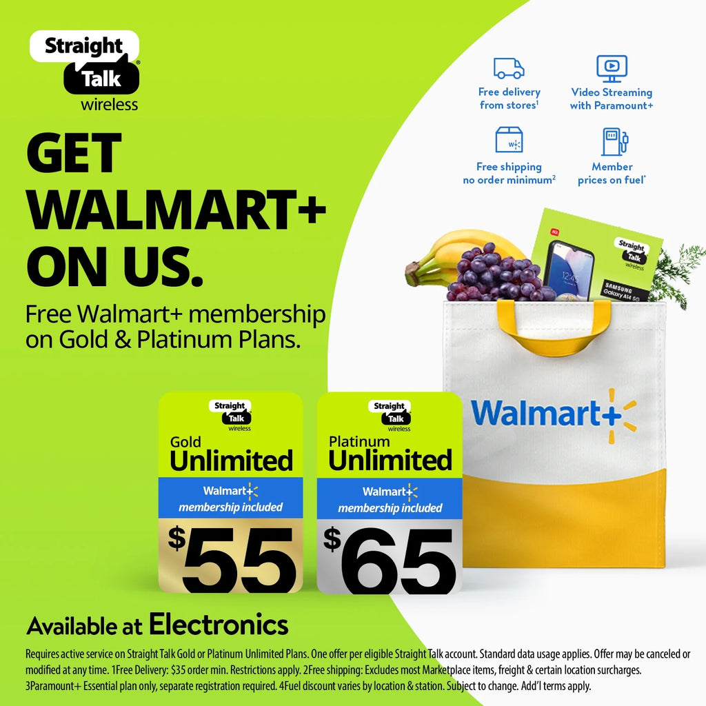$55 Gold Unlimited Talk Text Data 30-Day Prepaid Plan with 15GB Hotspot Data F3813