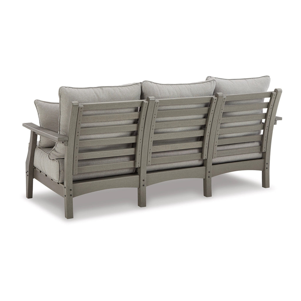 Gray Polyester Fabric Outdoor Sofa A562038