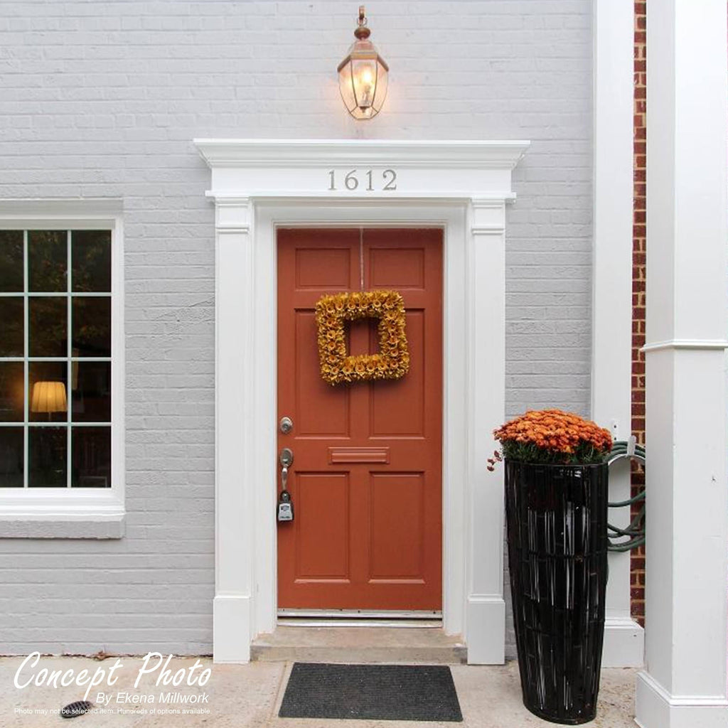Raised Panel PVC Pilaster with Capital and Base (Pair) A80093