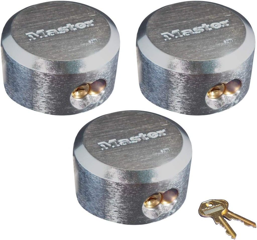 4 Hidden Shackle Padlocks Keyed Alike K276906