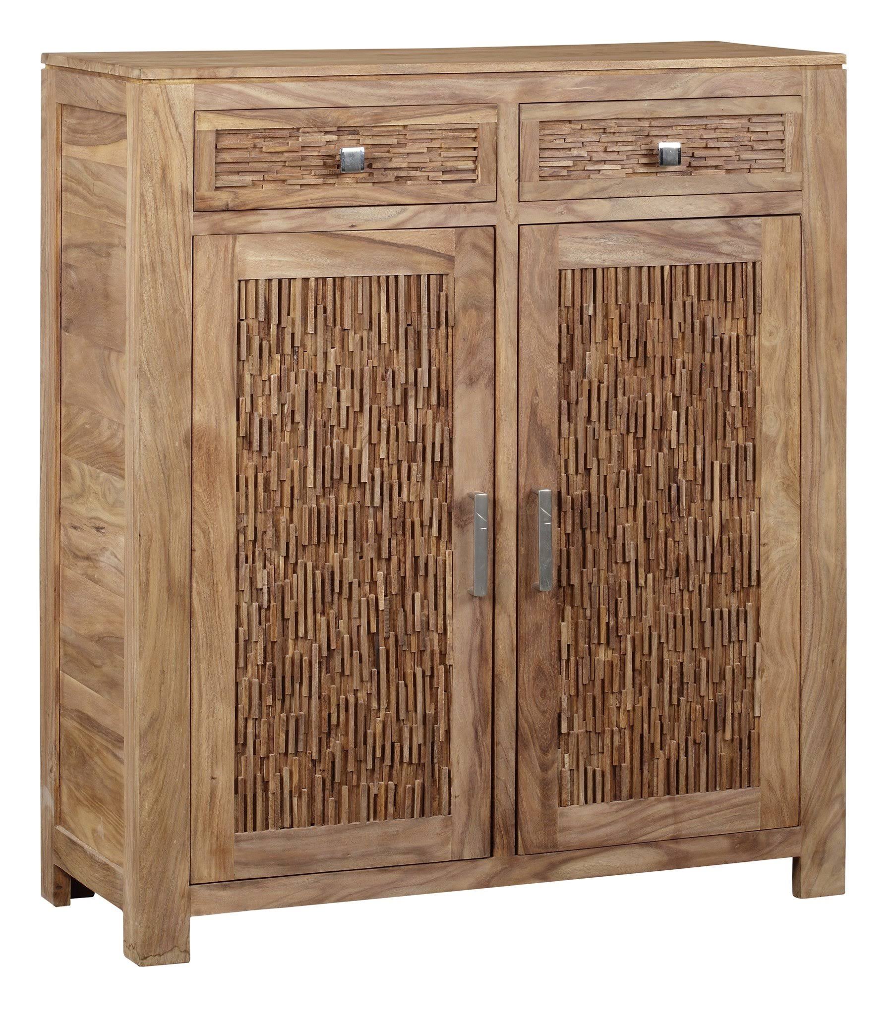 Mango Wood 2-Drawer 2-Door Cabinet R586094