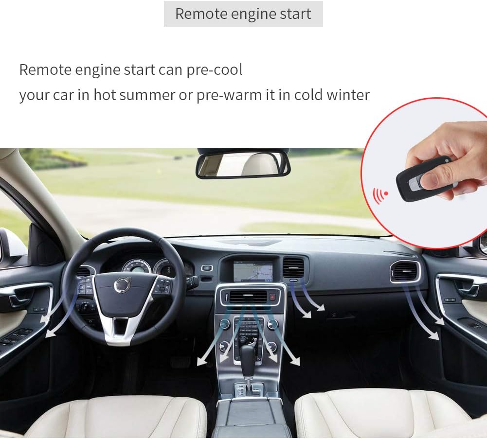 Rolling Code Universal PKE Car Alarm System Z9097