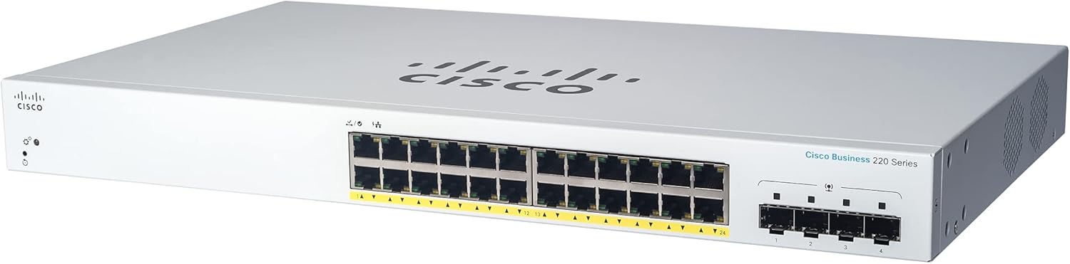 24 Port GE Smart Switch with 4x1G SFP P47973