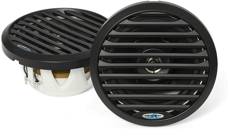 Black 6.5" Co-axial Speaker, 1 Pair P4332