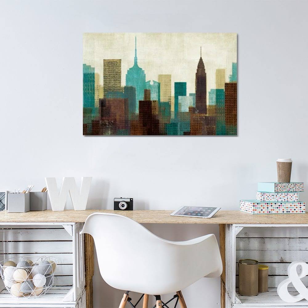 Summer in The City Canvas Wall Decor Prints M49886
