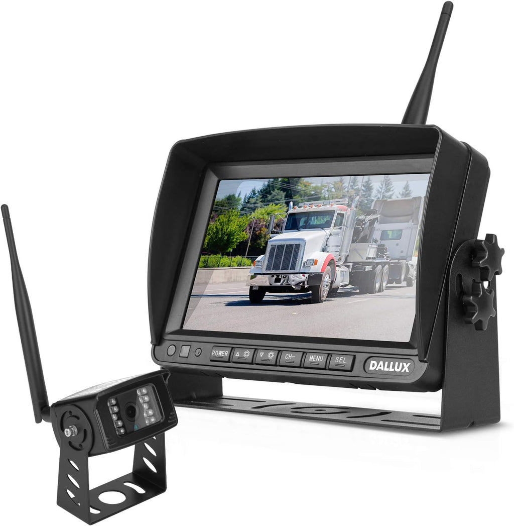 7 inch Wireless Backup Camera Monitor System Kit with HD IP69K Waterproof Night Vision Rear View Camera N3464