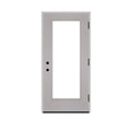 White Primed Fiberglass Prehung Front Door F288030