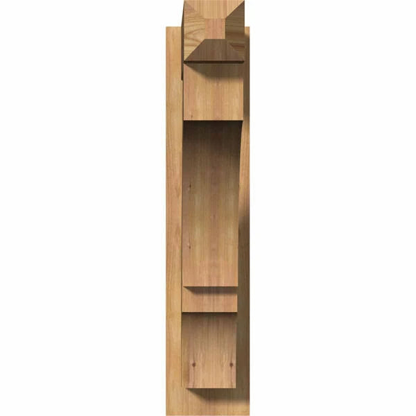 5 1/2x22W x 22x22D x 26x22H Western Red Cedar Craftsman Outlooker X595