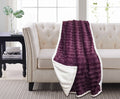 Sherpa Throw Plum P4506
