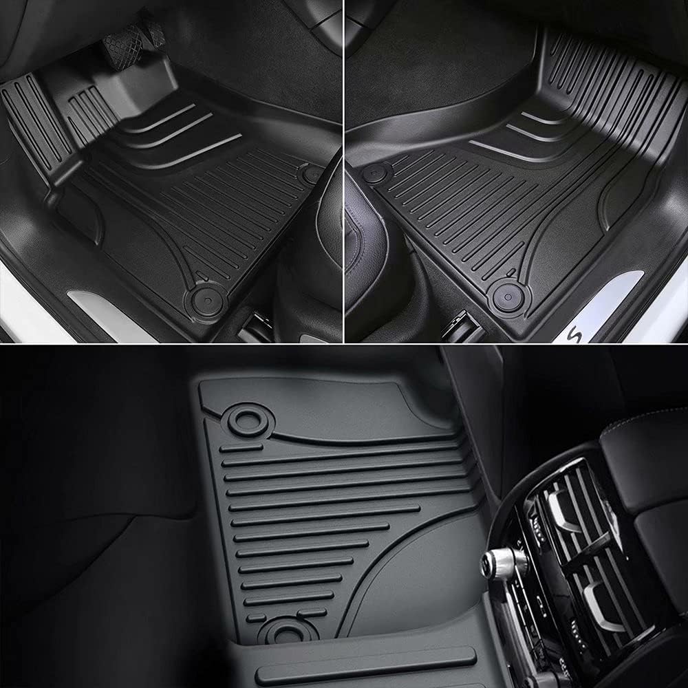 TPE Heavy Duty All Weather Rubber Floor Mats Full Set 1st & 2nd Row P945925