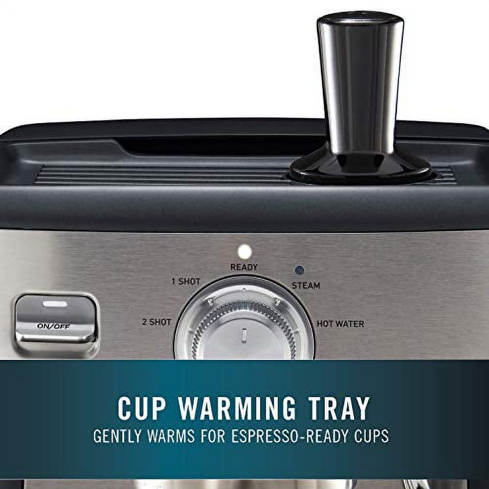 Stainless Espresso Machine with Steam Wand M342