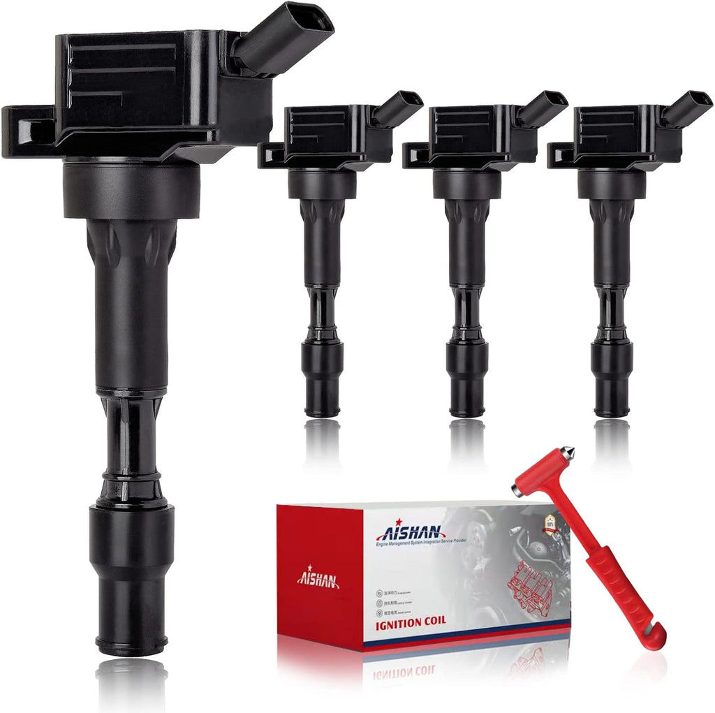 Set of 4 Ignition Coil Pack Compatible with Hyundai Elantra Sonata Kona Forte Optima 2.0L S81604