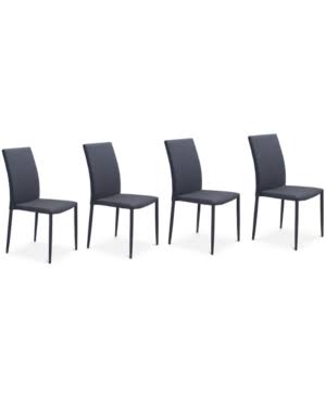 Black Dining Chair (Set of 4) X381