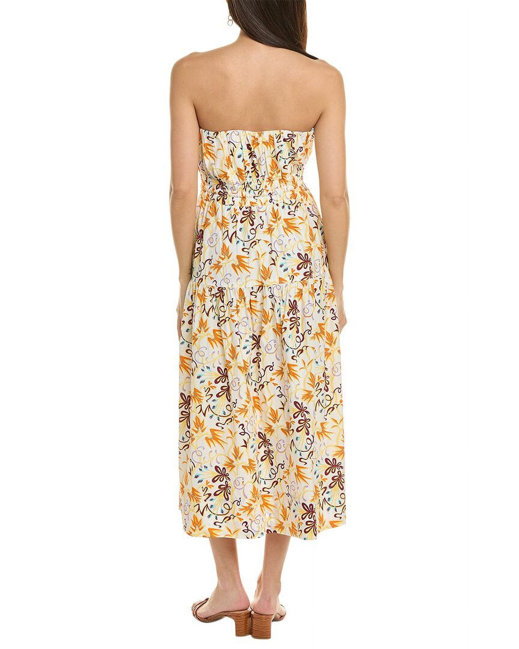 White Midi Dress T1413