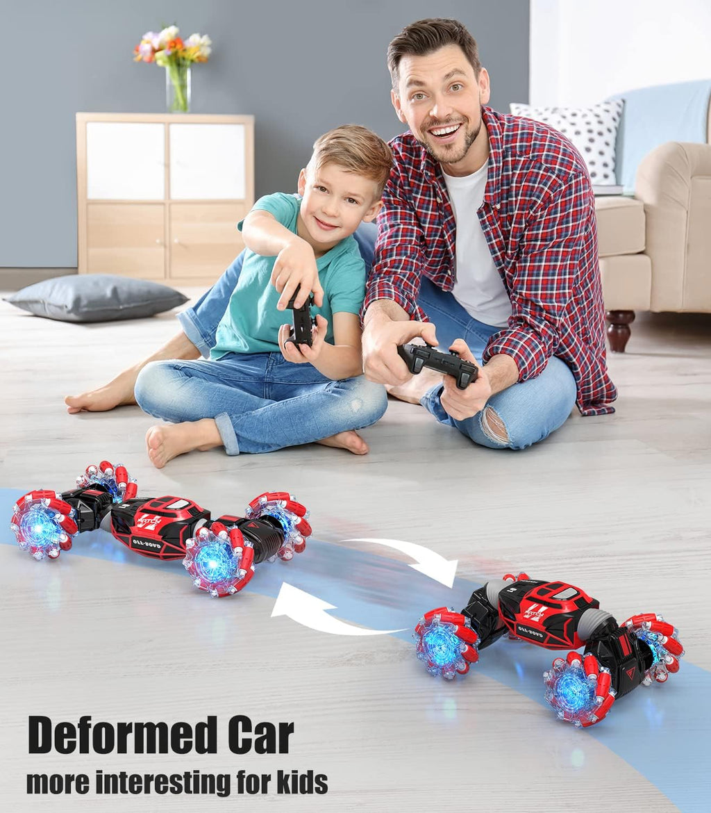 4WD Remote Control Stunt Car with 2 Rechargeable Batteries D294