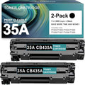 2 Pack Compatible Toner Cartridge for HP 35A Printers V293