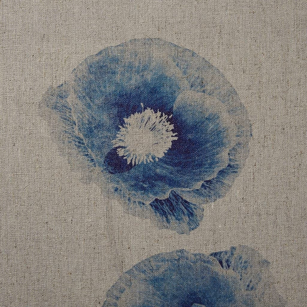 Blue Print Botanicals 3-Piece Framed Canvas Wall Art Set E7815