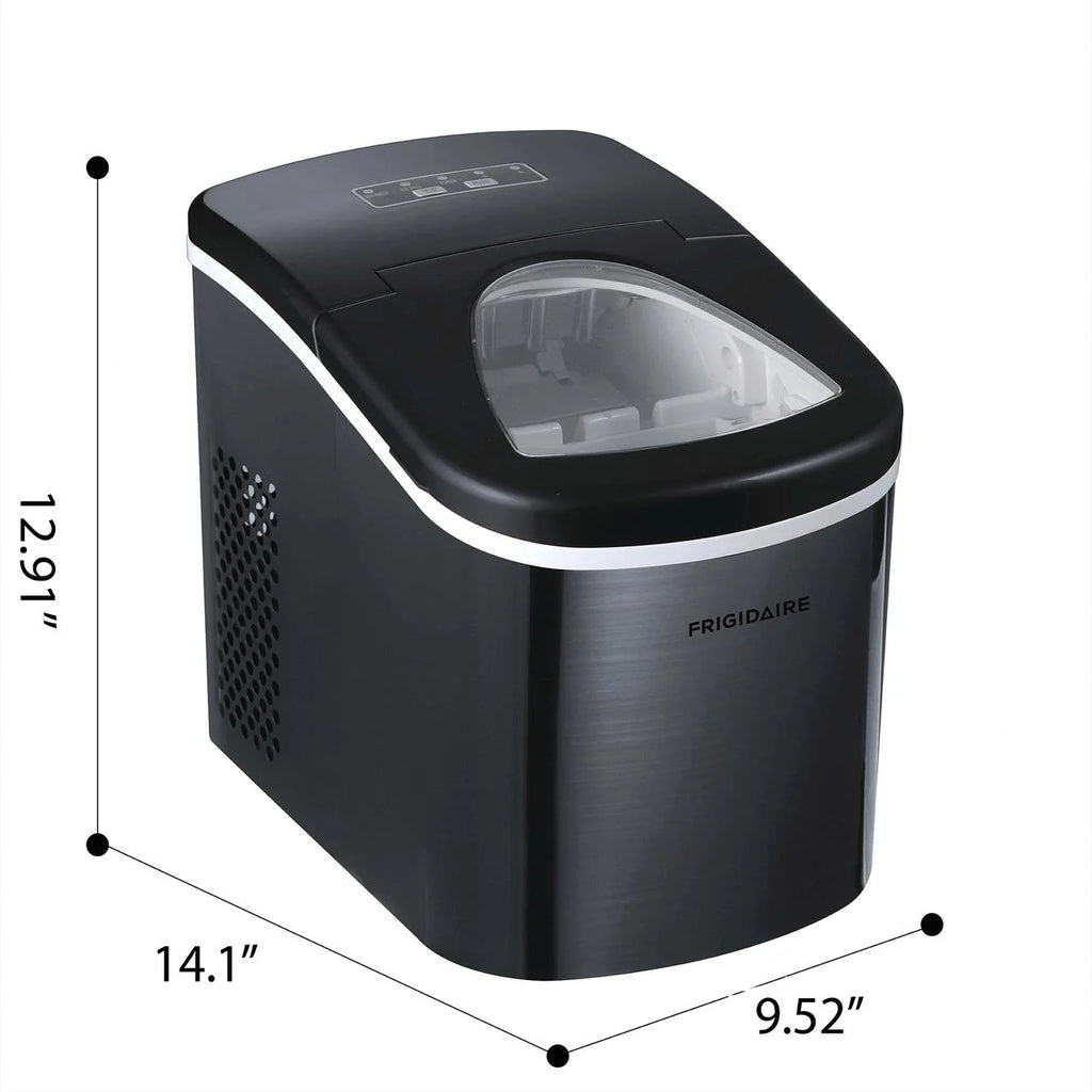 Black Stainless Steel Portable Ice Maker C546914