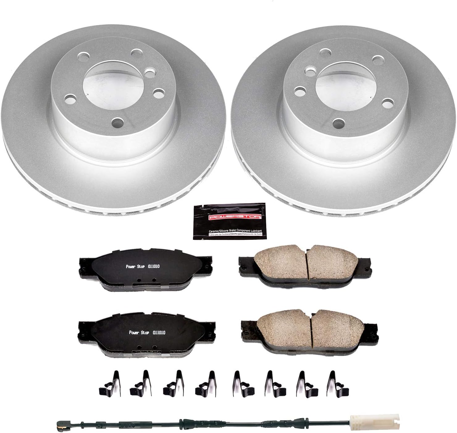 Front Z23 Evolution Geomet Coated Brake Kit R445