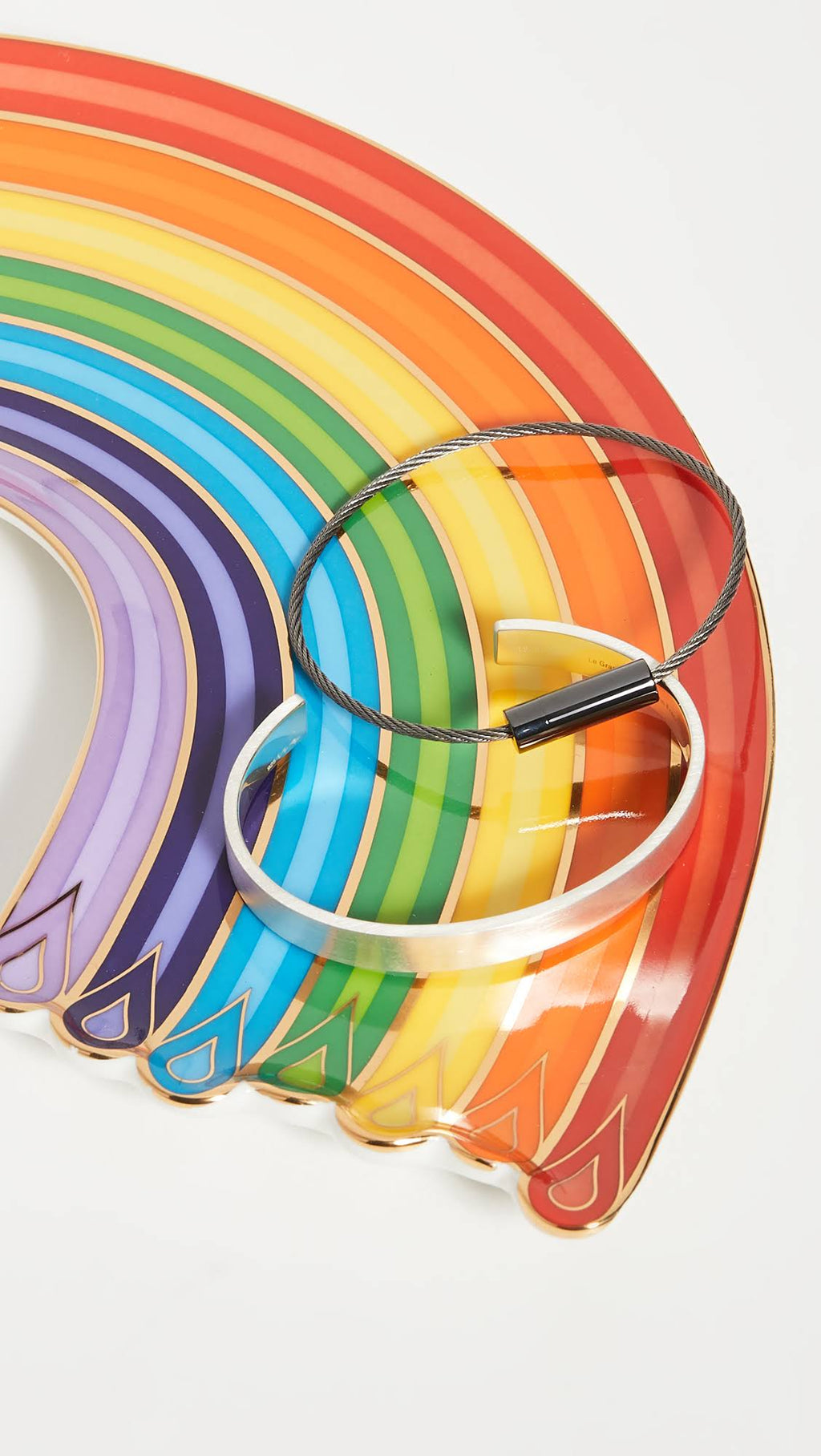 Dripping Rainbow Trinket Tray X3029