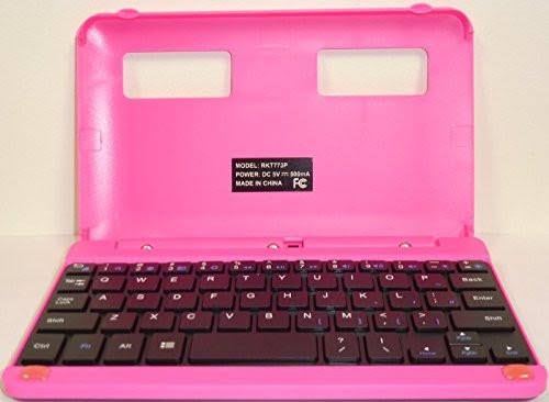 Pink 16 GB Android 5.0 Tablet with Keyboard and Case Q872792