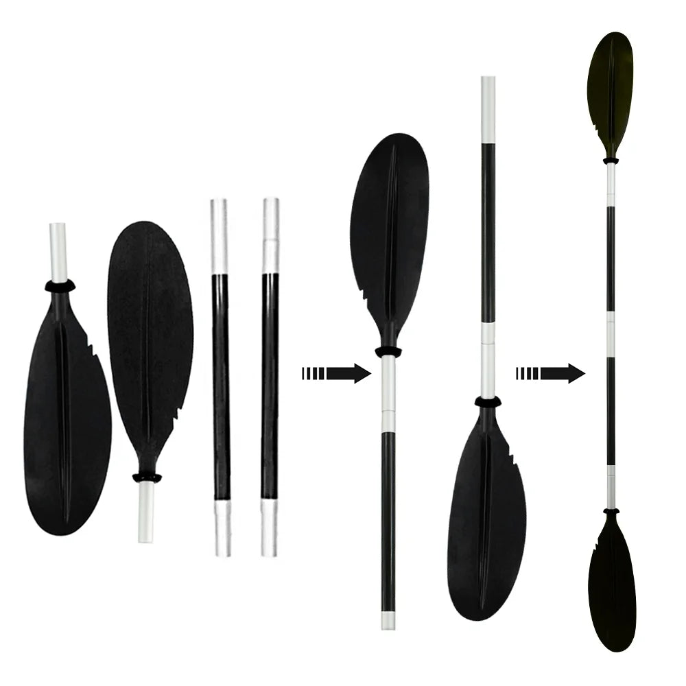 Adjustable Kayak Paddle with Aluminum Shaft and Fiberglass Blades X507621
