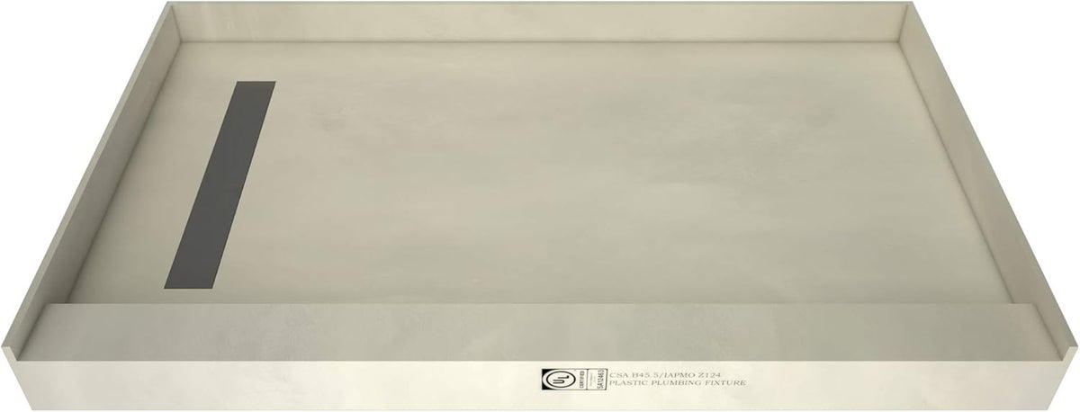 Brushed Nickel Trench Shower Pan U501513