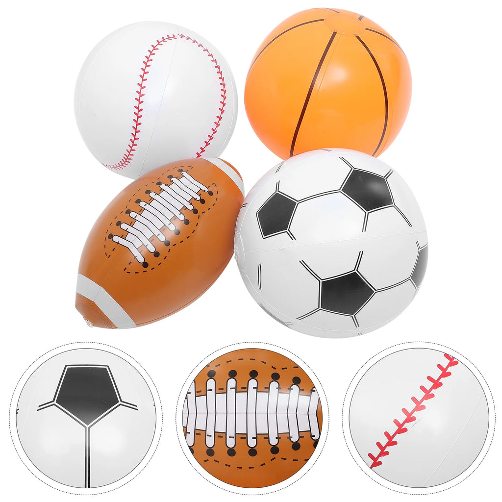 Inflatable Beach Ball Set of 4 K50989