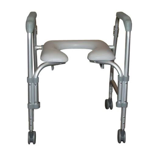 Aluminum Shower Chair with Casters M384660