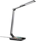 Metal LED Desk Lamp with Fast Wireless Charger, 5V/2A USB Port, Touch Control Q596349