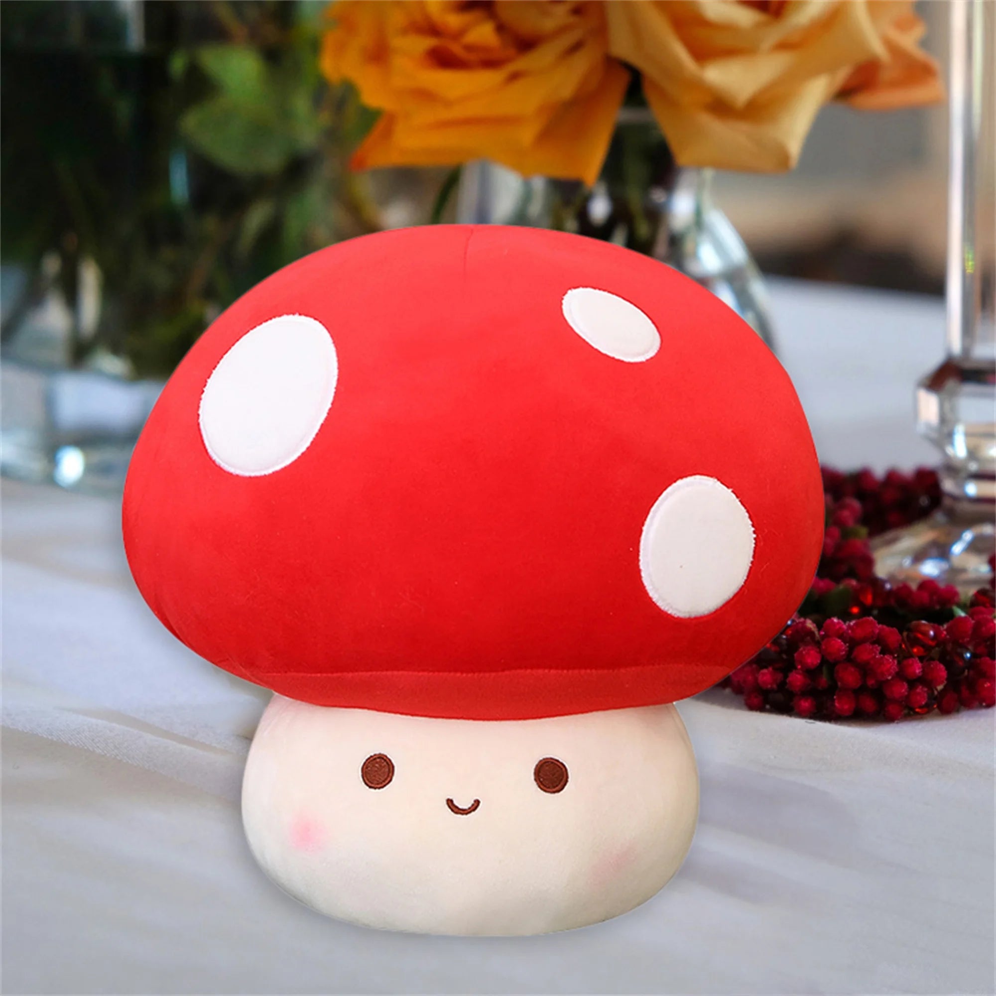 Cute Mushroom Plush Stuffed Animal Pillow 9 12 inch F598