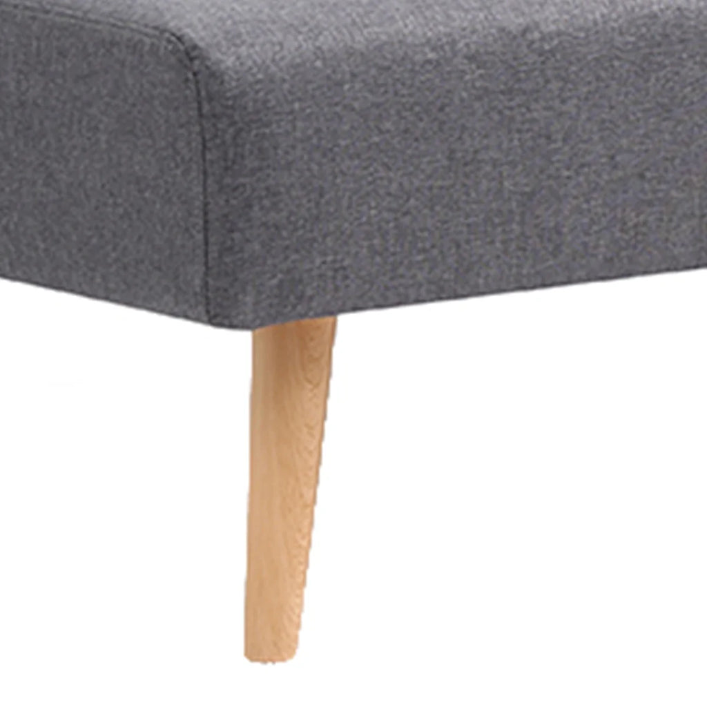 Grey Polyester Futon O1529