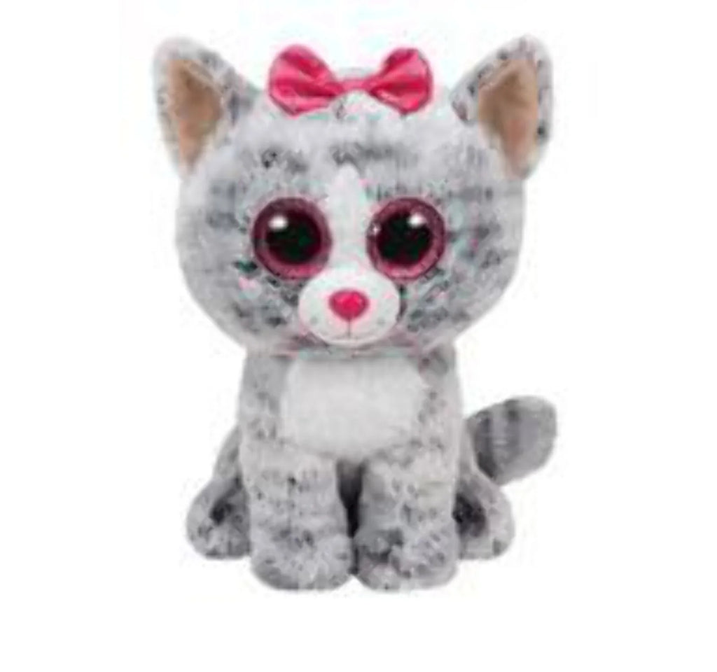 Grey Cat Plush Stuffed Animal 9" Y1877