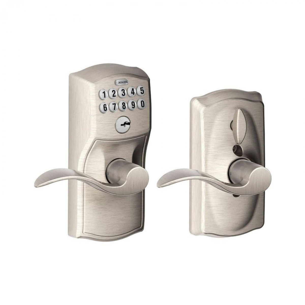 Keypad Lever with Camelot Trim V54391