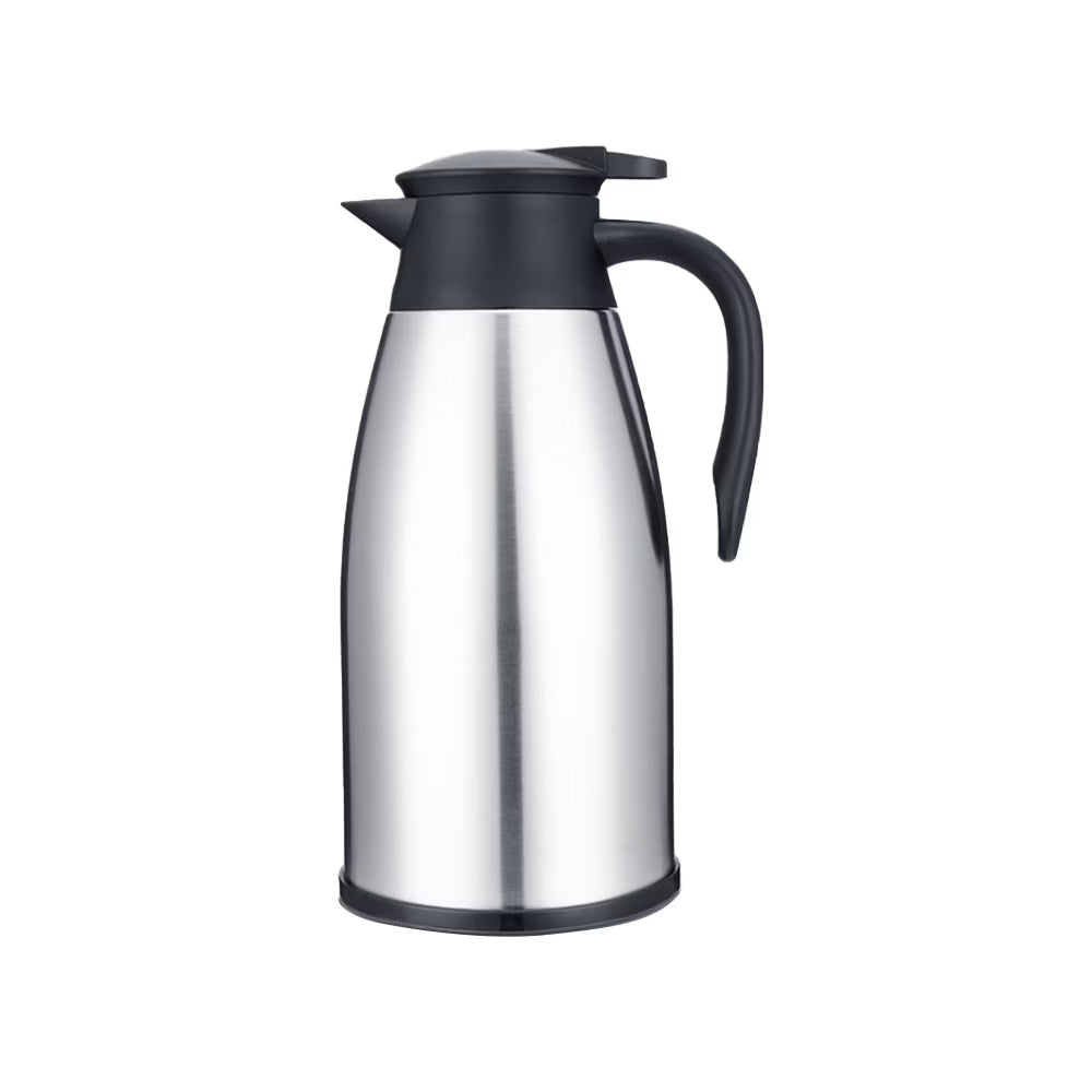 Silver Stainless Steel Vacuum Flask, 2L, Double Walled Insulation Bottle M3938
