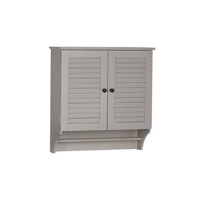 Taupe Wall Mounted Bathroom Cabinet N21642