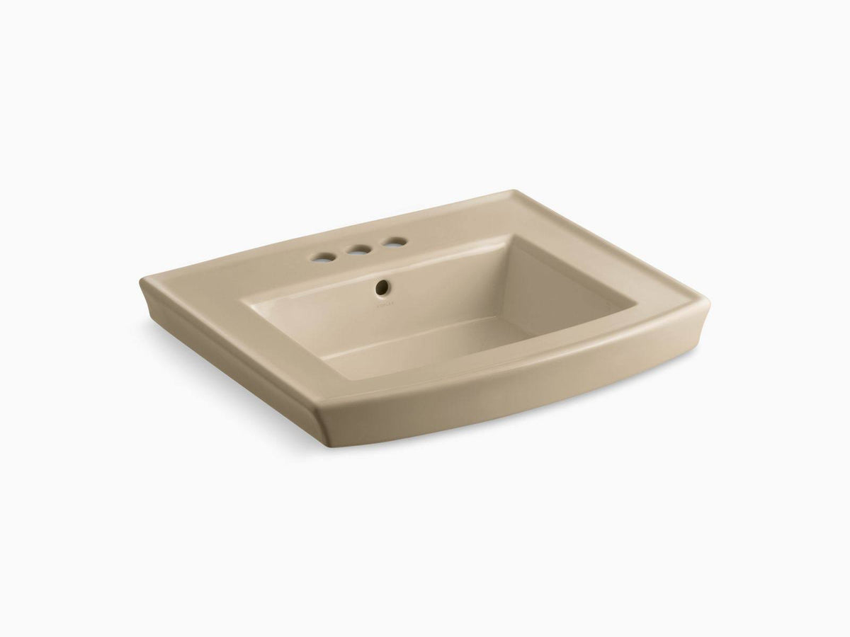 Pedestal Bathroom Sink Basin with 4-Inch Centers F7341