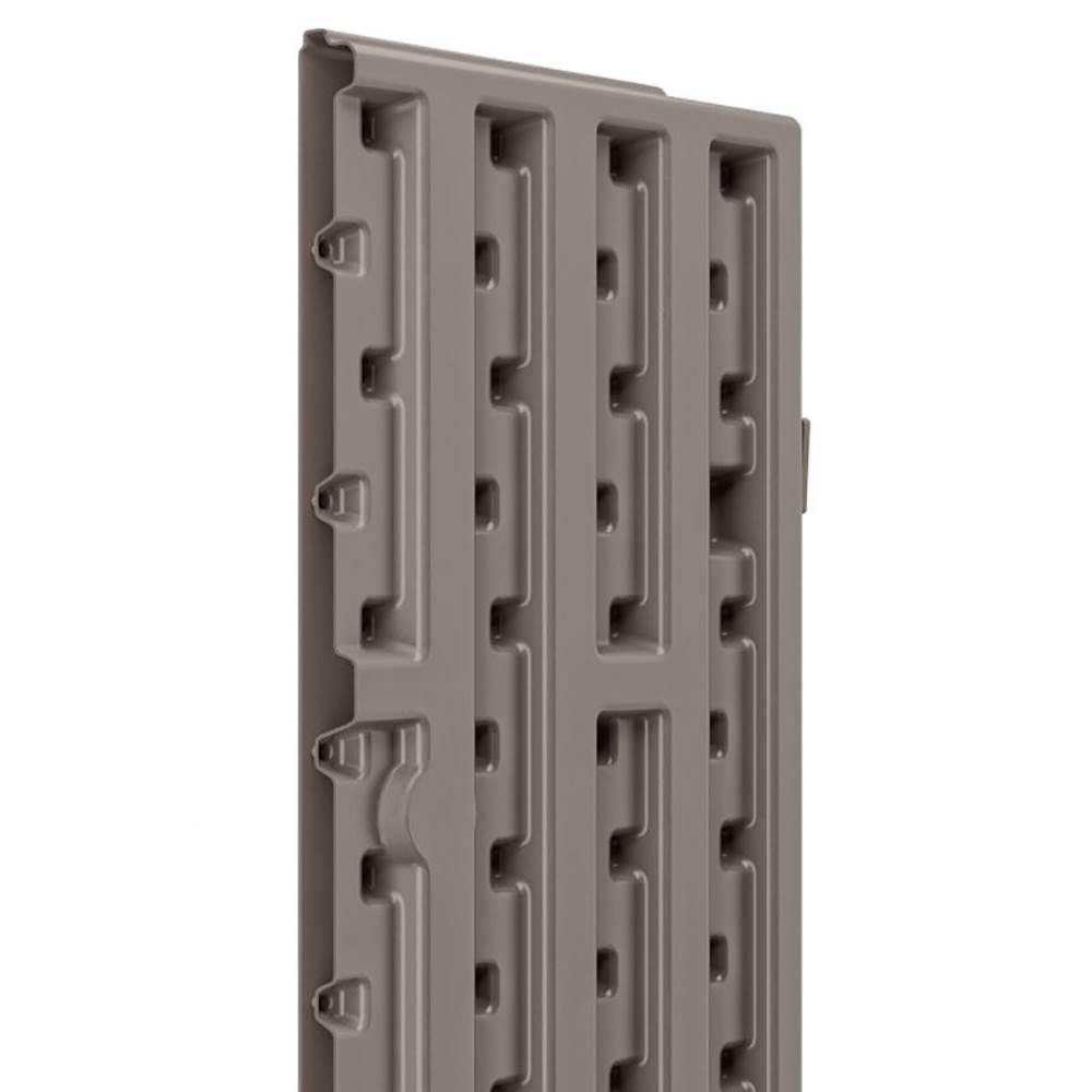 4 Cubic Feet Resin Single Shelf Garage Wall Storage Cabinet (2 Pack) Z95344