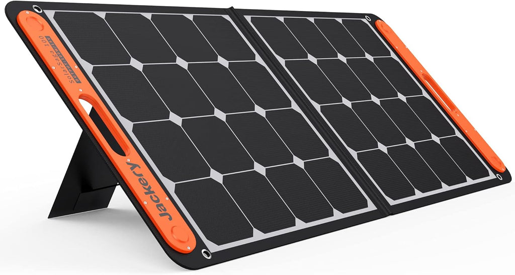 100W Portable Foldable Solar Panel with USB Outputs R666