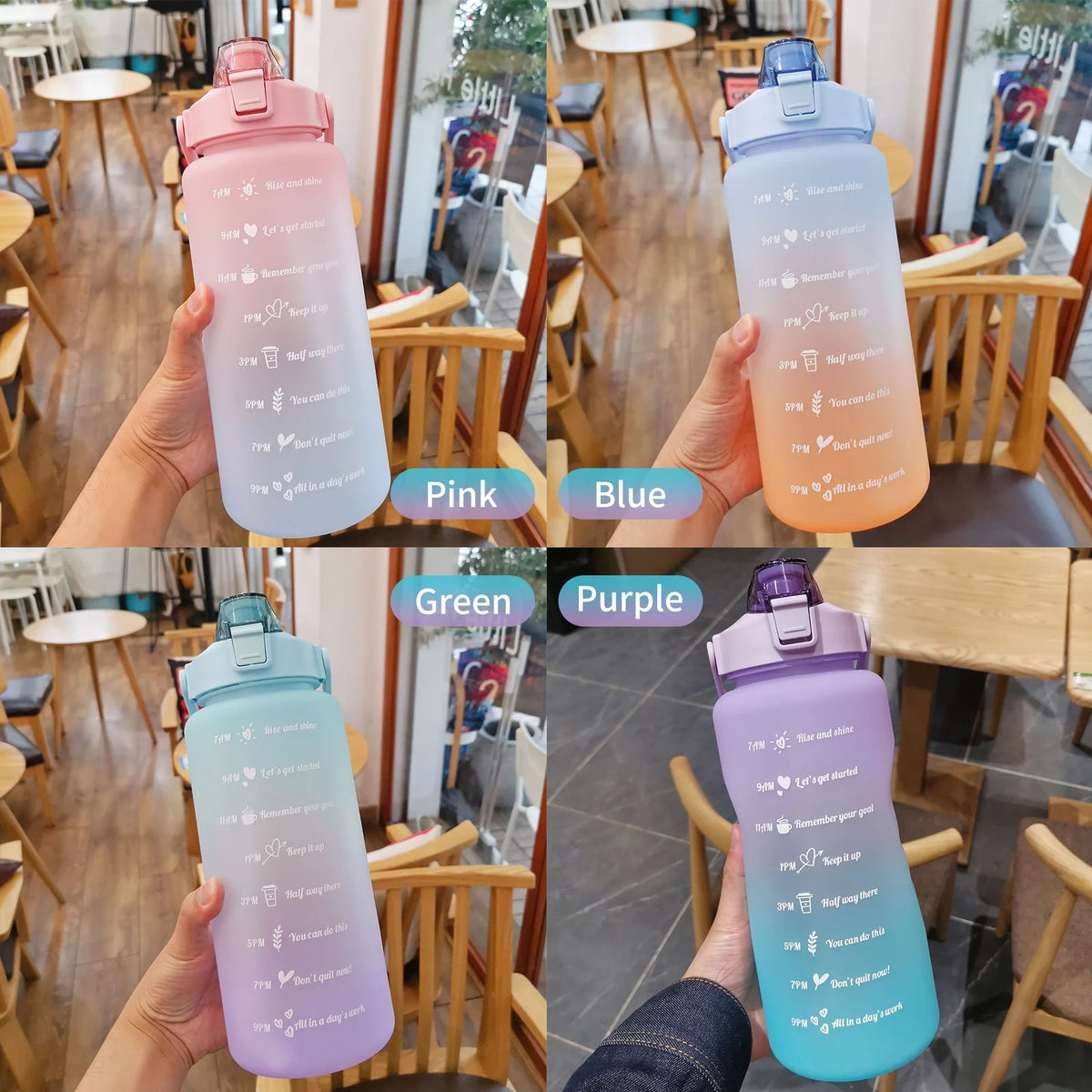 2L Bottle with Handle Reusable Leakproof Jug H357