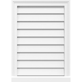 PVC Gable Vent with Brickmould Y66605