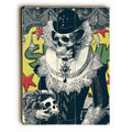 Lady Planked Wood Wall Decor T694