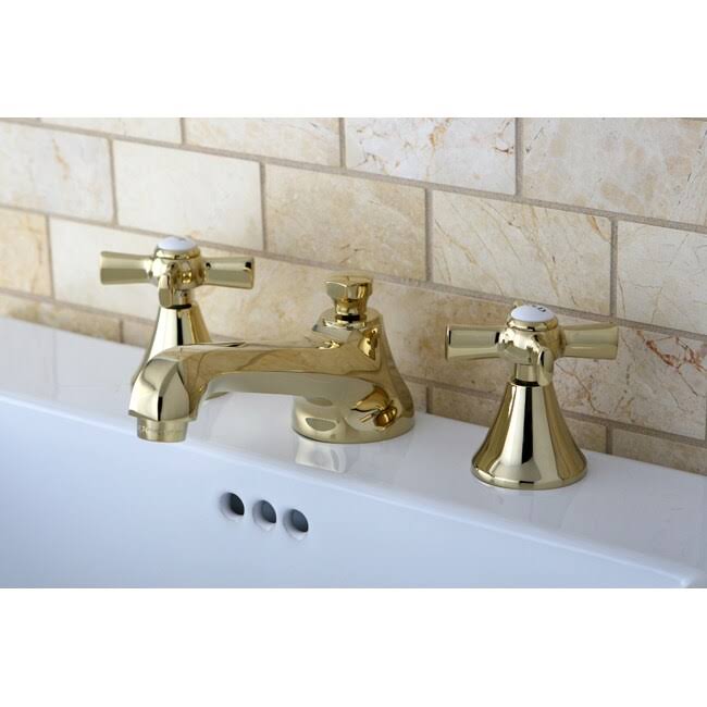 Polished Brass Widespread Bathroom Faucet V704400