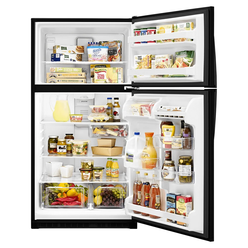Black Top-Freezer Refrigerator T981
